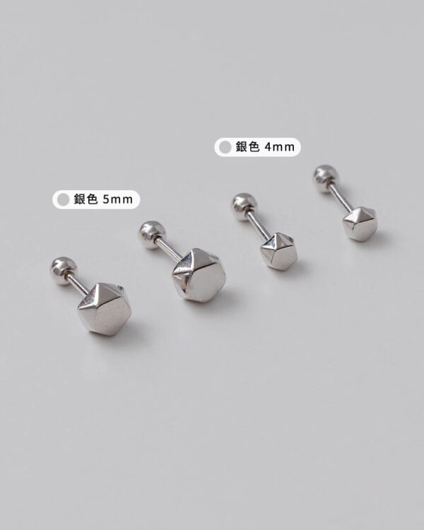 小螺帽．耳針｜轉珠純銀耳環- 限時2件免運- Mine Accessory